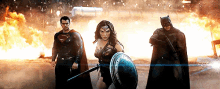 The Trinity Justice League GIF - The Trinity Justice League Wonder Woman GIFs