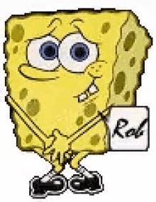rob rob name spongebob embarrased spongebob squarepants