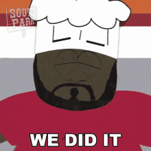 We Did It Jerome Mcelroy GIF - We Did It Jerome Mcelroy South Park GIFs