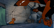 Dodger Protects Oliver Oliver And Company GIF - Dodger Protects Oliver Oliver And Company GIFs