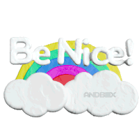 Be Nice Nice Sticker - Be Nice Nice Andbox Stickers