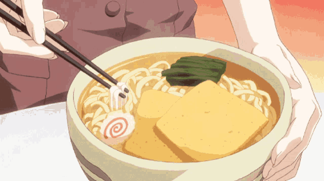 Cute Ramen Noodles Cartoon Anime Drawing Japan - Cute - Sticker | TeePublic