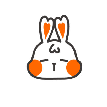 White Rabbit Sticker - White Rabbit Suprised Stickers