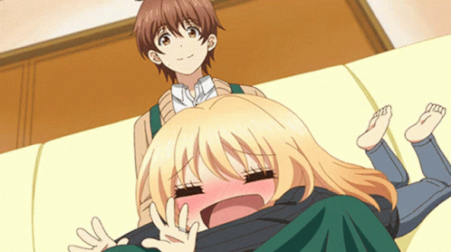 Anime Couple Anime Blush GIF - Anime Couple Anime Blush Anime Snuggle -  Discover & Share GIFs