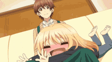 Anime Couple Anime Blush GIF