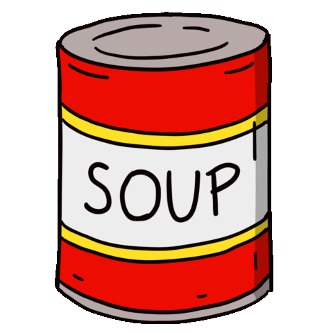 Soup Soup Can Sticker - Soup Soup can Food can - Discover & Share GIFs