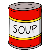 Soup Soup Can Sticker - Soup Soup Can Food Can Stickers