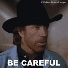 Be Careful Cordell Walker GIF - Be Careful Cordell Walker Walker Texas Ranger GIFs