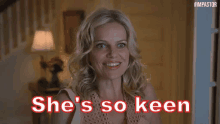 Keen GIF - Keen She Is So Keen Excited GIFs