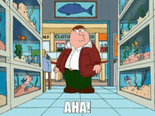 Family Guy Peter Griffin GIF - Family Guy Peter Griffin Aha GIFs