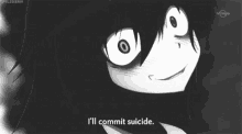 Ill Commit Suicide Tomoko Kuroki GIF - Ill Commit Suicide Tomoko Kuroki Anime GIFs