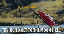 Ideanomics Moon Idex Moon Test GIF - Ideanomics Moon Idex Moon Test Idex Stock Flight GIFs