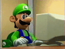Luigi Super Mario GIF - Luigi Super Mario N64 GIFs