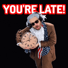 Youre Late Your Late GIF - Youre Late Your Late Late GIFs