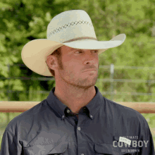 Nodding Jackson Taylor GIF - Nodding Jackson Taylor Ultimate Cowboy Showdown Season2 GIFs