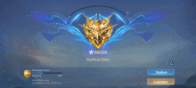 a screenshot of a game that says mythical glory on it