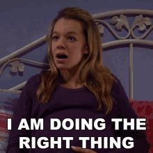 I Am Doing The Right Thing Violet GIF - I Am Doing The Right Thing Violet Mom GIFs