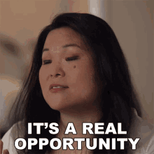 Its A Real Opportunity April Braxton GIF - Its A Real Opportunity April Braxton Holly Chou GIFs
