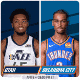 Utah Jazz Vs. Oklahoma City Thunder Pre Game GIF - Nba Basketball Nba 2021 GIFs