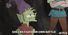 She Can Fight Her Own Battle Grown Up GIF - She Can Fight Her Own Battle Grown Up Adult Life GIFs