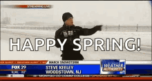 Happy Spring Fox News GIF - Happy Spring Fox News Weather Report GIFs