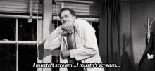 Vincent Price I Musnt Scream GIF - Vincent Price I Musnt Scream Scream GIFs