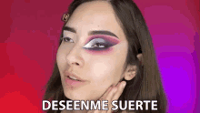 Deseenme Suerte Laura Sanchez GIF - Deseenme Suerte Laura Sanchez Suerte GIFs