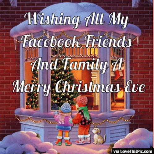 merry christmas facebook friends