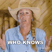 Who Knows Jennifer Hudgins GIF - Who Knows Jennifer Hudgins Ultimate Cowboy Showdown GIFs