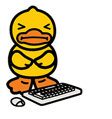 Rubber Duck Sticker - Rubber Duck Keyboard Stickers