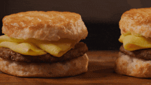Bojangles Sausage And Egg Biscuit GIF - Bojangles Sausage And Egg Biscuit Biscuit Sandwich GIFs