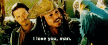 I Love You Jack Sparrow GIF - I Love You Jack Sparrow Johnny Depp GIFs