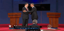 Give A Firm Handshake GIF - Handshake Obama Romney GIFs