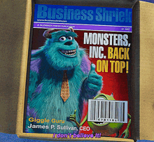 Mike Wazowski Monster Inc GIF - Mike Wazowski Monster Inc Magazine GIFs
