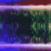 a purple background with a few lines of light