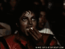 Mj Michael Jackson GIF - Mj Michael Jackson Watching Movie GIFs