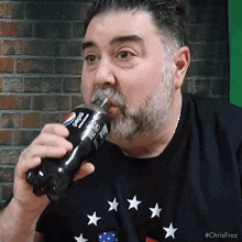 Drinking Soda Chris Frezza GIF - Drinking Soda Chris Frezza Quenching Thirst GIFs