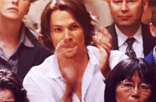 Supernatural Jared GIF - Supernatural Jared Clapping GIFs