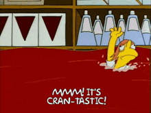 Simpsons Cranberry Juice GIF - Simpsons Cranberry Juice Crantastic GIFs