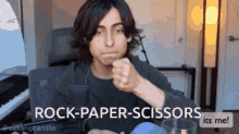 Aidan Gallagher Rock Paper Scissors GIF - Aidan Gallagher Rock Paper Scissors Playing GIFs