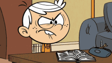 the loud house lincoln loud angry mad furious