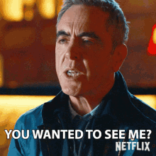 you wanted to see me michael broome james nesbitt you wanted to talk to me how may i help you