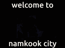 Welcome To Namkook City Namkook GIF - Welcome To Namkook City Namkook City GIFs