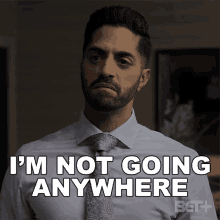 Im Not Going Anywhere Agent Malcolm Green GIF - Im Not Going Anywhere Agent Malcolm Green Ruthless GIFs