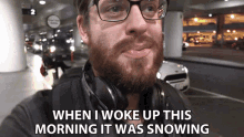 When I Woke Up This Morning It Was Snowing Corey Vidal GIF - When I Woke Up This Morning It Was Snowing Corey Vidal Apprenticeeh GIFs