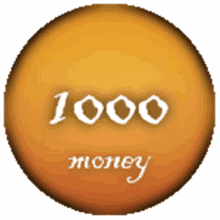 money rain 1000money circle yellow money