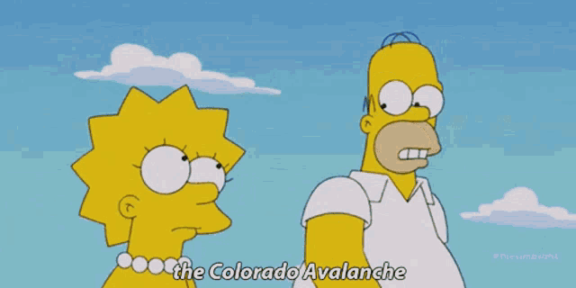 The Simpsons Homer Simpson GIF - The Simpsons Homer Simpson The Colorado  Avalanche - Discover & Share GIFs