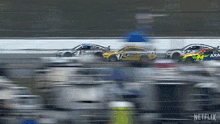 Car Race Nascar Full Speed GIF