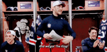 Kevin Shattenkirk And We Got The King GIF - Kevin Shattenkirk And We Got The King New York Rangers GIFs