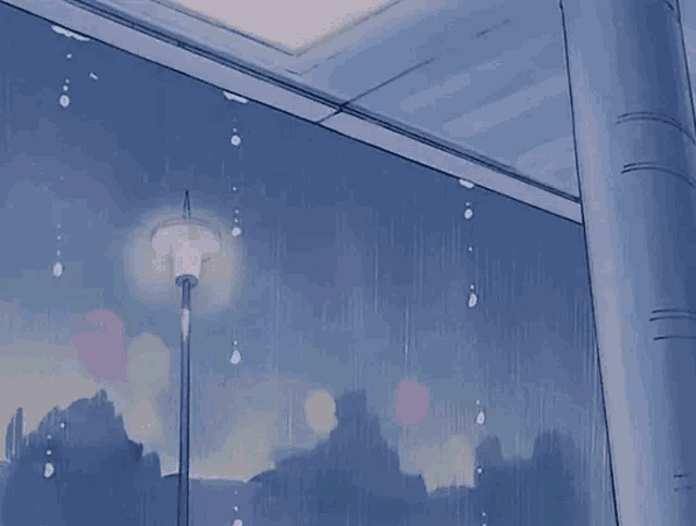 wallpaper for desktop, laptop | bc90-rainy-day-anime -paint-girl-art-illustration-flare